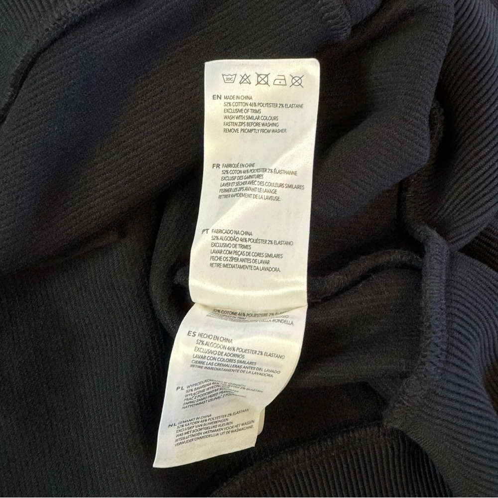 Varley Ramona Half Zip Sweater Black Athleisure Large - Picture 8 of 10